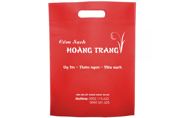 Túi vải không dệt ép nhiệt đục lỗ - “Vải không dệt Kinh Bắc”