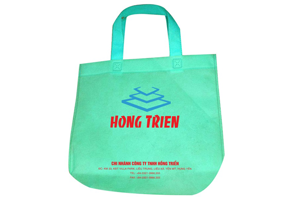 Túi vải chặt góc có đáy – Vải không dệt Kinh Bắc